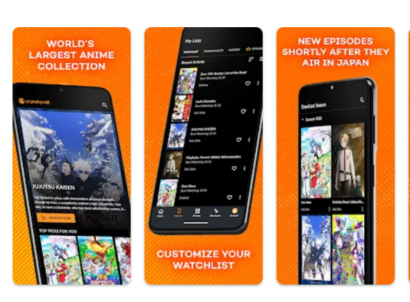 Image showing Crunchyroll on play store